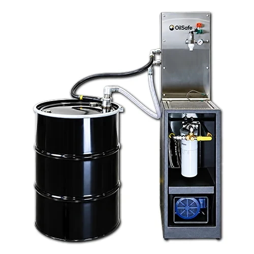 OilSafe 55-Gallon Drum Work Station with Filtration and Dispensing System