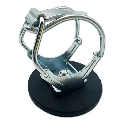 Heavy-Duty Magnetic Grease Gun Holder with Locking Clamp