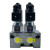 Dual Line Electromagnetic Reverse Valve 24 VDC - 58.IEM.24DC - Front View