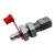 Straight 6 mm Compression Bulkhead Fitting with M6x1 Zerk | SKU: 106-241-L/250-001