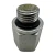 1/4 Inch Male BSPP × 1/4 Inch Female NPT Steel Pipe Adapter with Washer and O-Ring Seal