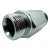 Threaded Filling Connector M22×1.5, 55 mm Length for Hand-Operated Grease Filling Pump