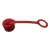 Red Tethered Protective Cap for Slip-Fit Grease Filling Connectors