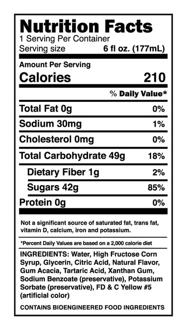 Lemon SnoBlast® Nutritional Information. Lemon SnoBlast® Nutritional Information.