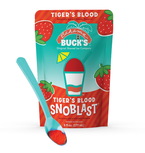 Tiger's Blood | Case of 24 SnoBlast® with Cool Spoons Tiger's Blood | Case of 24 SnoBlast® with Cool Spoons