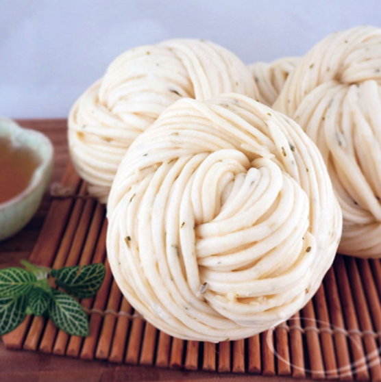 Scallion Green Onion Steamed Bun Rolls (6pcs) 香蔥花捲