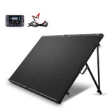 100 Watt 12 Volt Monocrystalline Foldable Portable Solar Suitcase with Voyager Waterproof Charge Controller