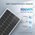 100 Watt 12 Volt Monocrystalline Solar Panel for RV Motorhome Boat Home Backup Power(Compact Design)