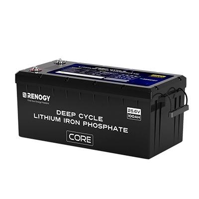 24V 100Ah lithium LiFePo4 battery with self-heating