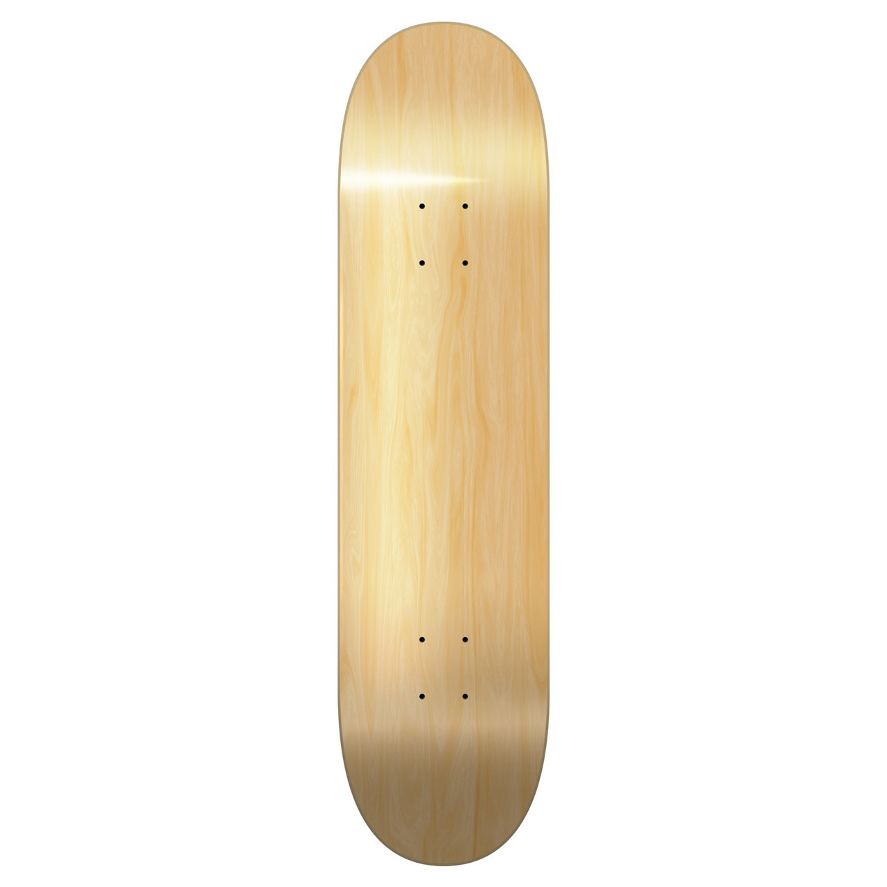 YOCAHER Pro Blank Skateboard Deck - Woodie Natural