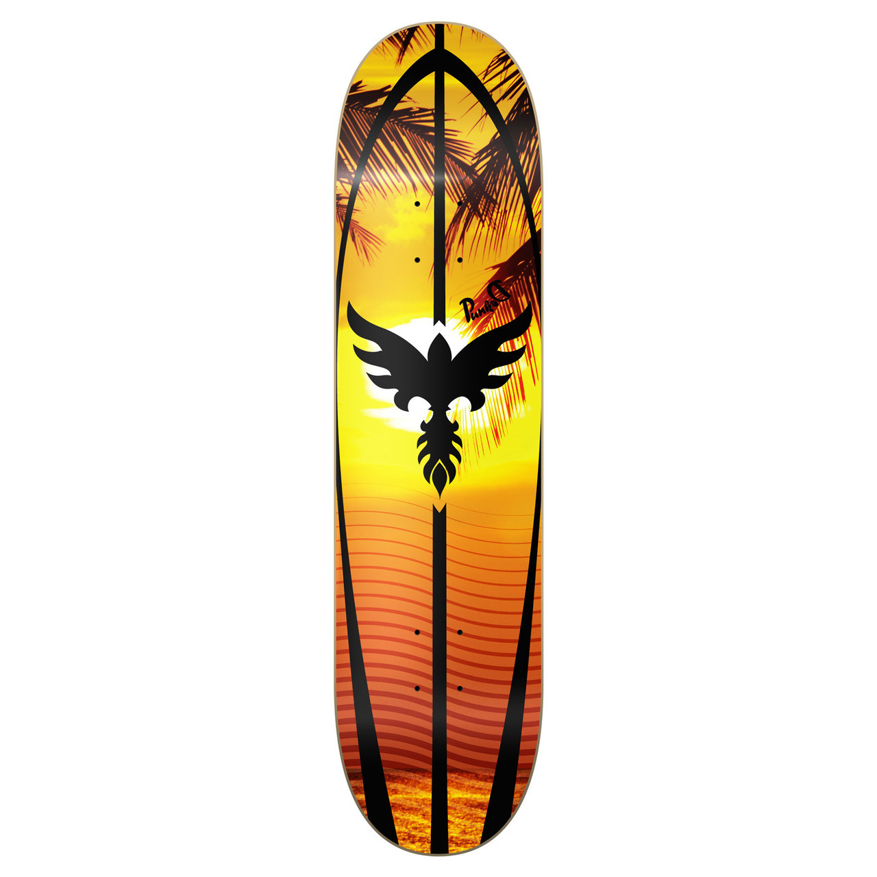 Yocaher Graphic Skateboard Deck - Sunset
