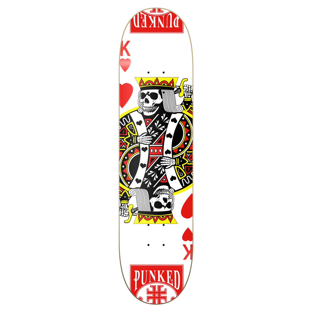 Yocaher Graphic Skateboard Deck - King of Hearts