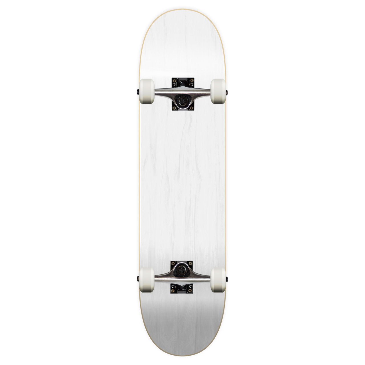 Catlog_Board2 ホワイト Blank Skateboard Complete - Painted White