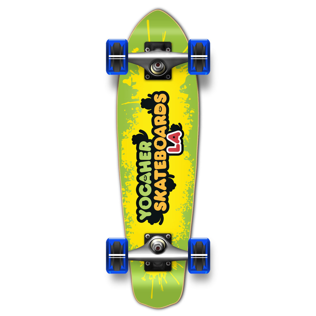 Yocaher Complete Micro Cruiser Skateboard Longboard - CANDY Series 