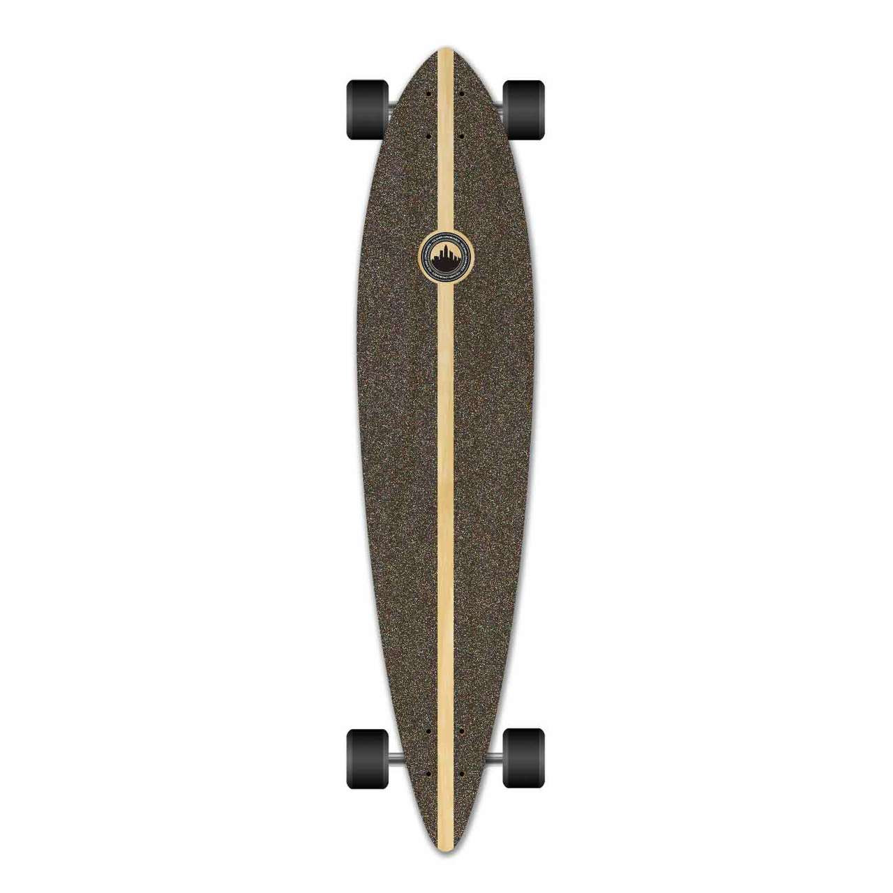 Punked Pintail Checker Longboard Complete