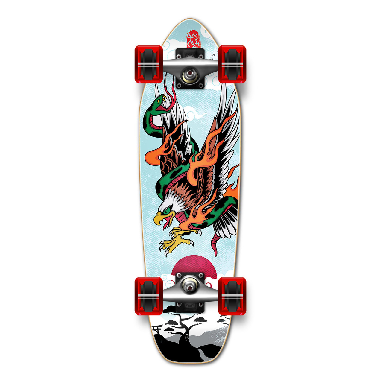 Yocaher Complete Mini Cruiser Skateboard - Eagle Viper