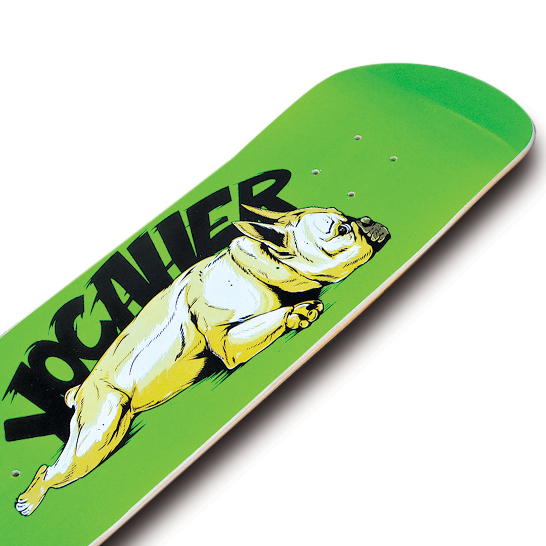 Yocaher Graphic Skateboard Deck - Lazy French Bulldog