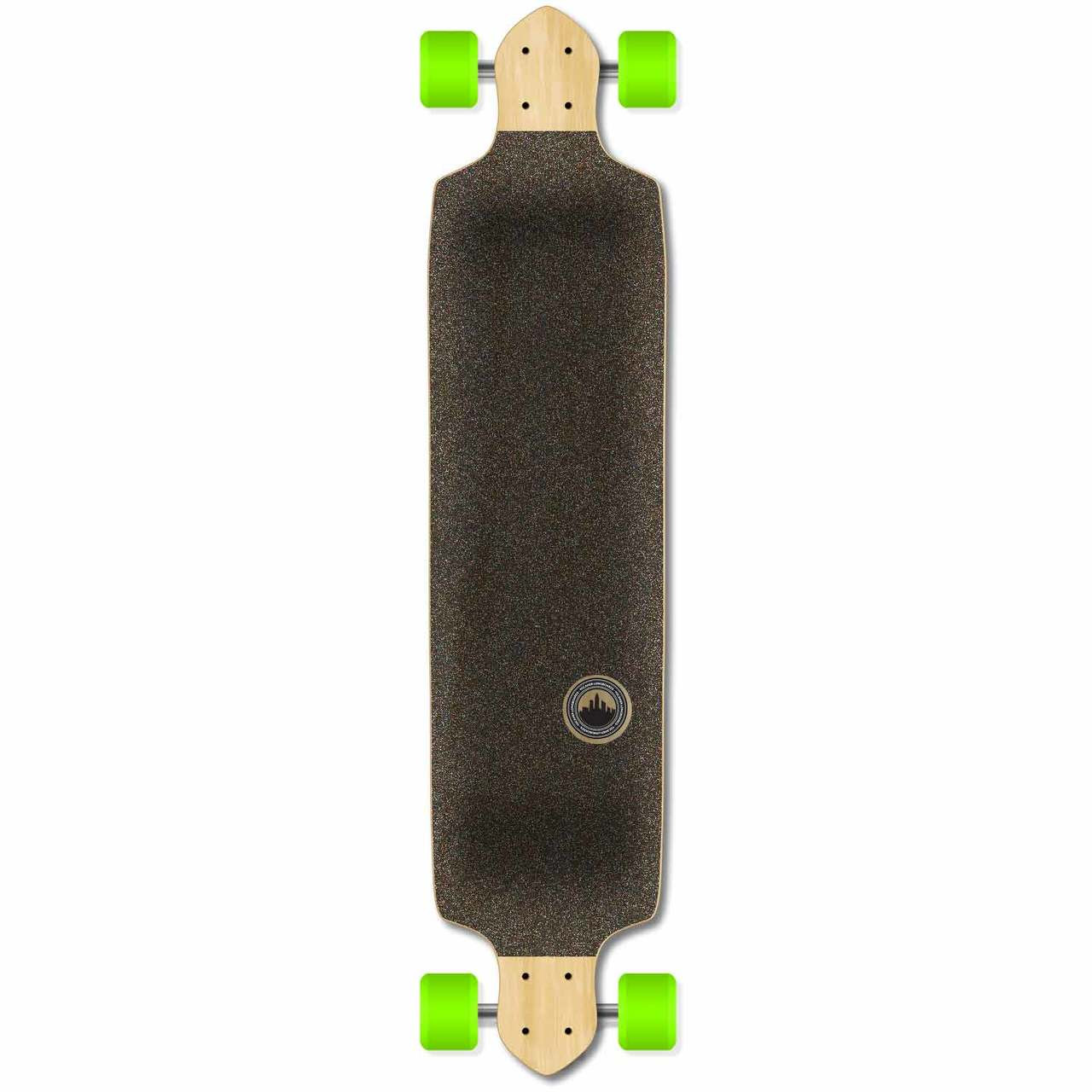 YOCAHER Drop Down Blank Longboard Complete - Stained Black