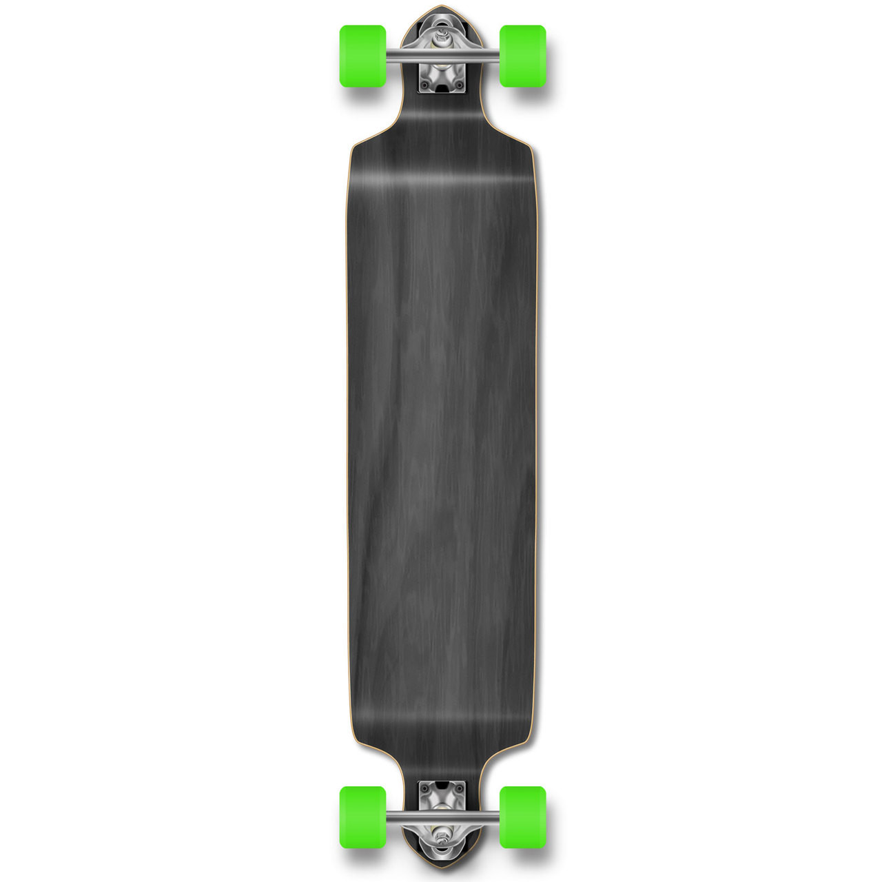 YOCAHER Drop Down Blank Longboard Complete - Stained Black