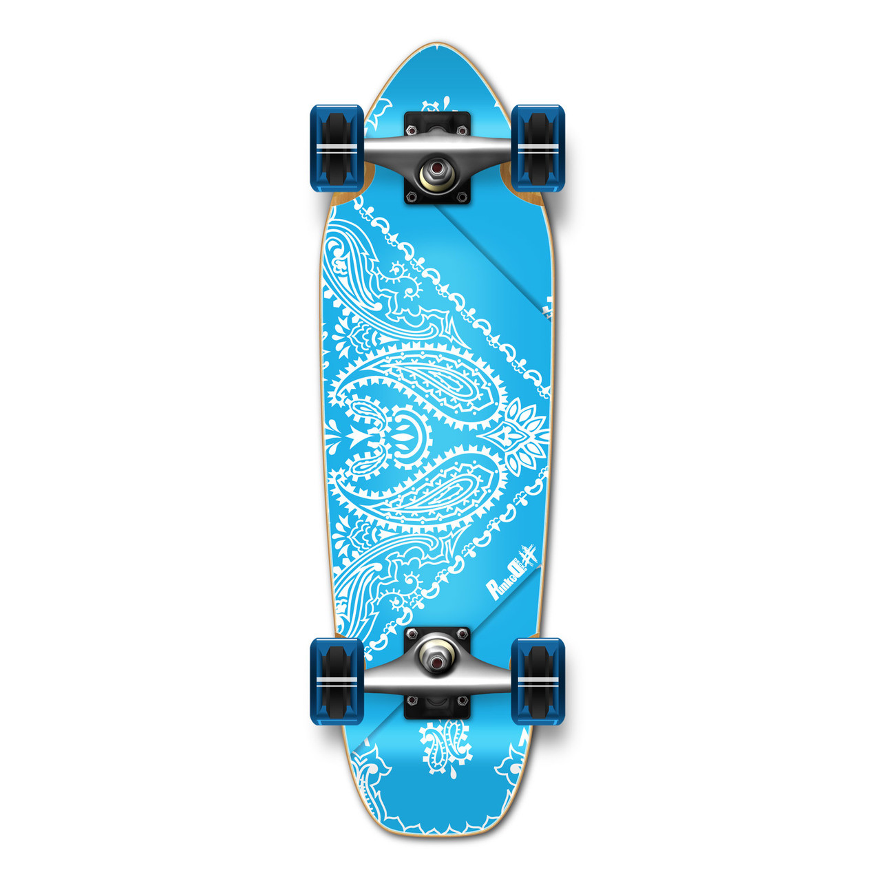 Punked Mini Cruiser Bandana Complete Skateboard