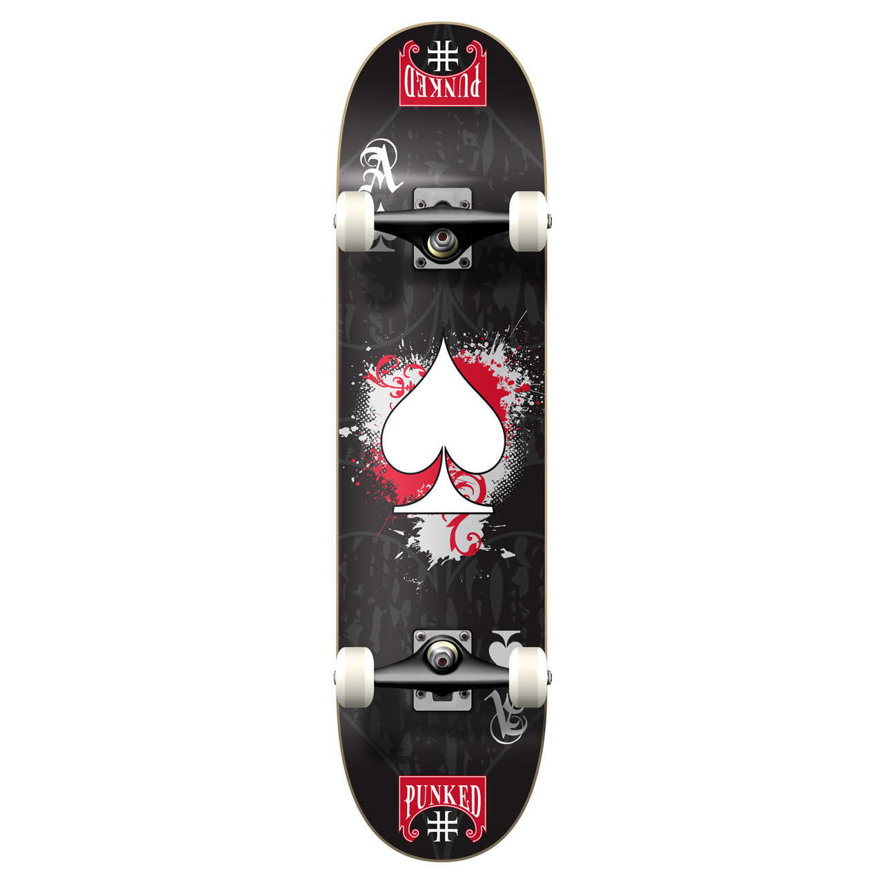 Graphic Ace Black Complete Skateboard