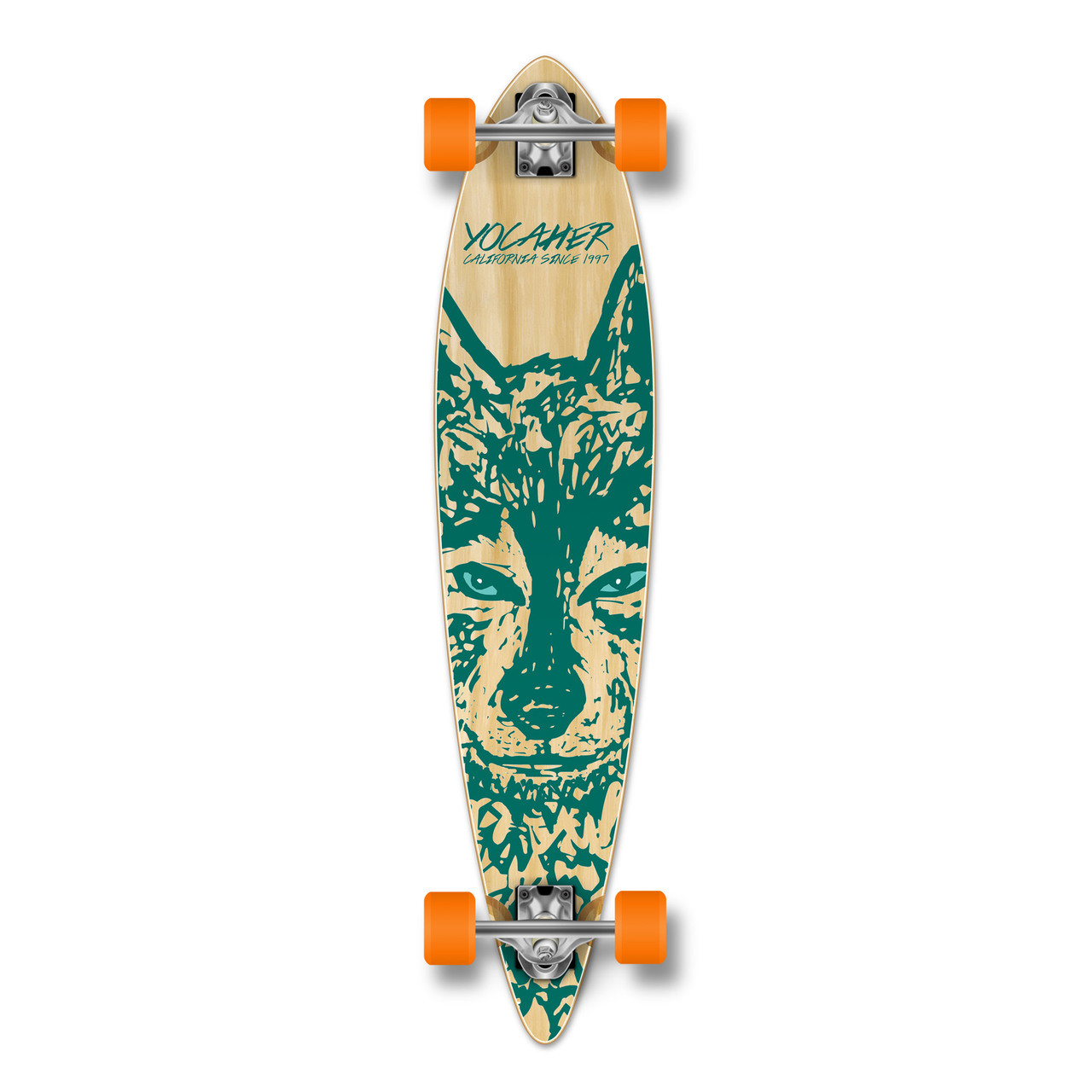 Pintail Longboard Complete - Spirit Animal WOLF