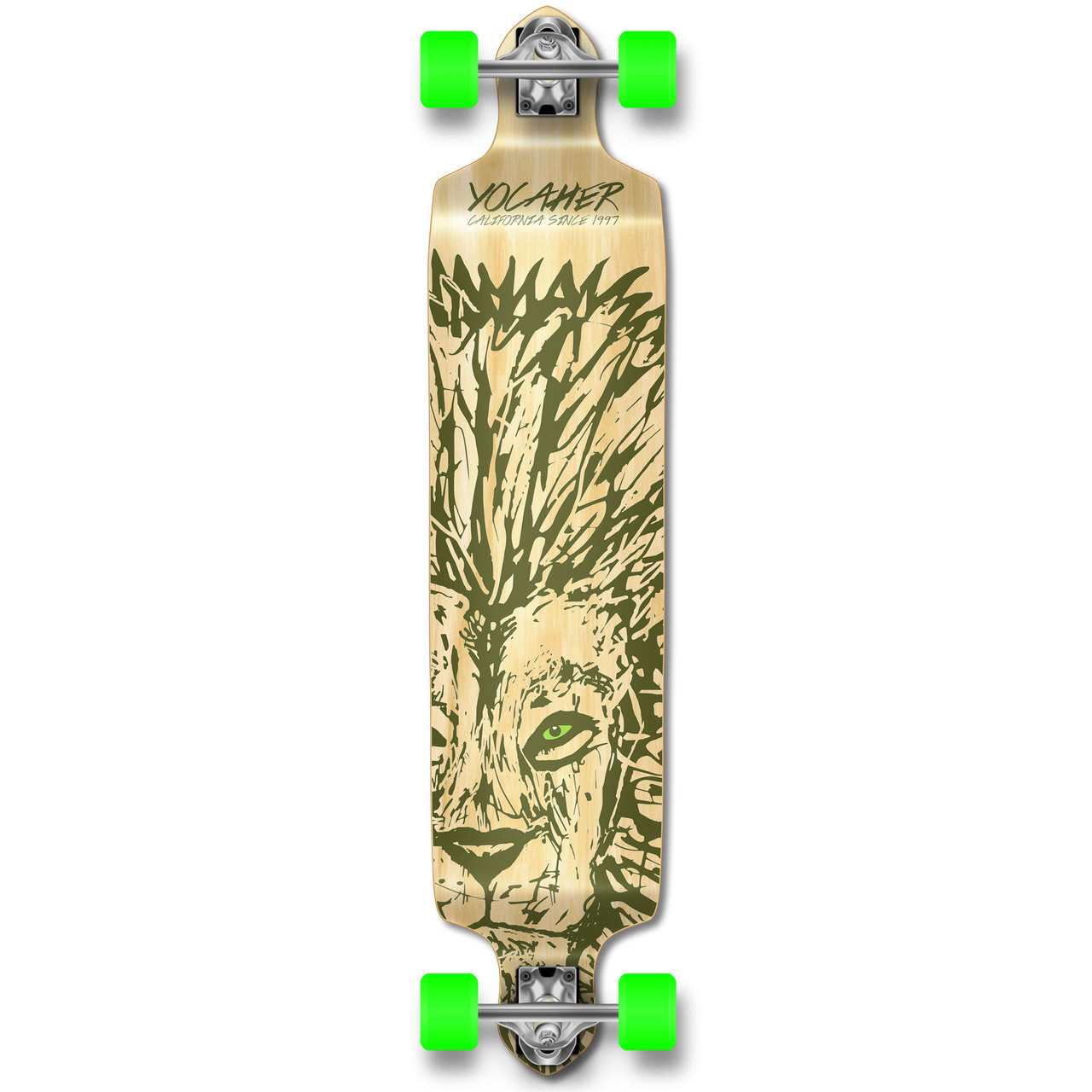 Drop Down Longboard Complete - Spirit Animal LION