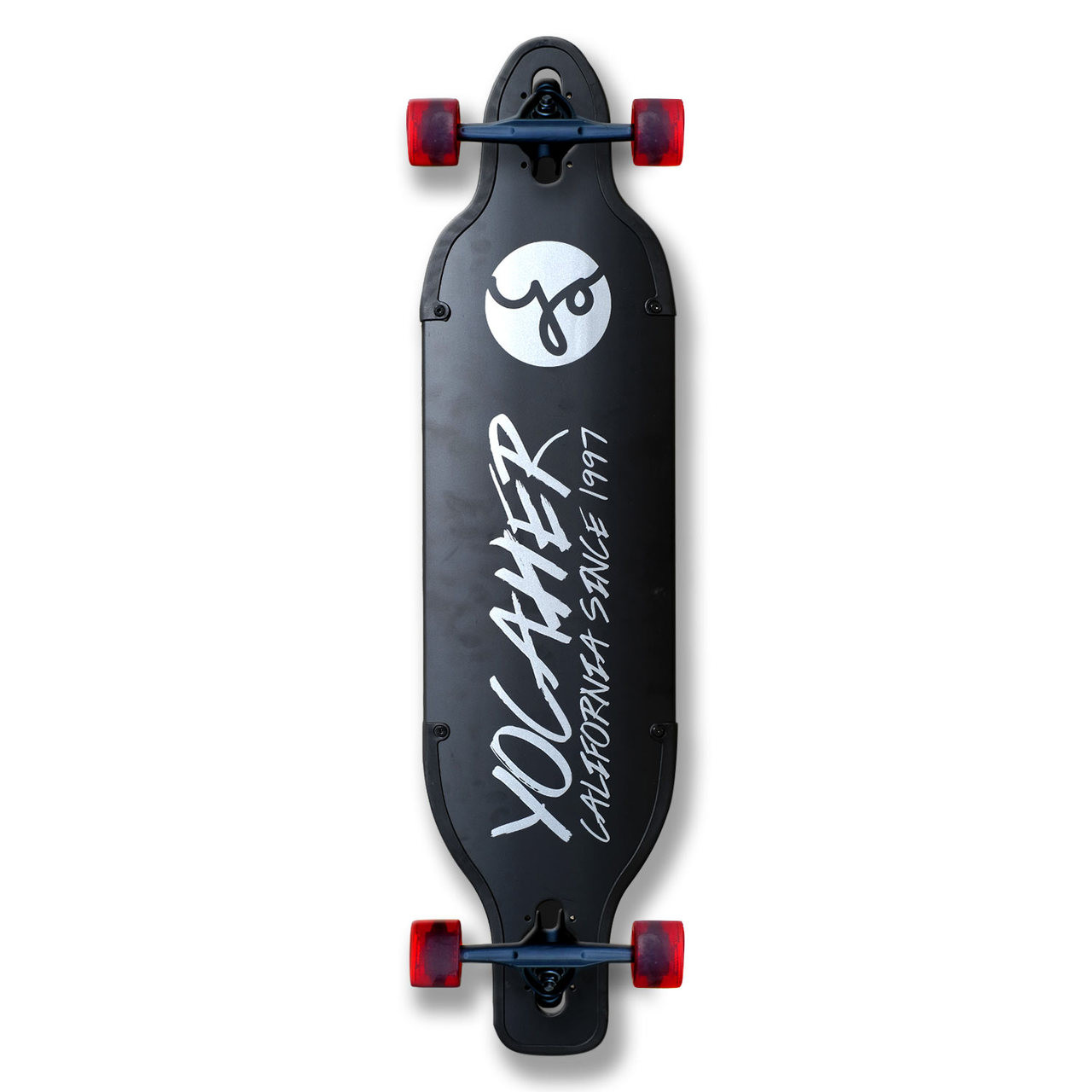 Yocaher Blank/Checker Complete Lowrider Skateboards Longboard