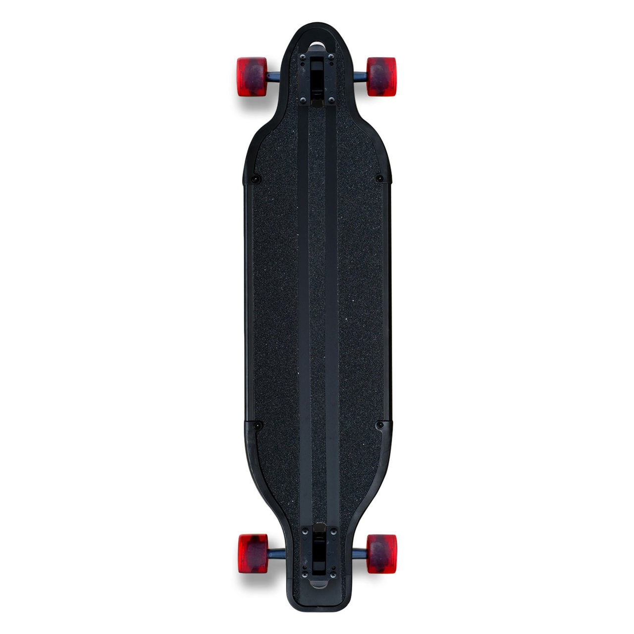 Aluminum Drop Through Complete longboard - Black Aluminum Drop Through Complete longboard - Black