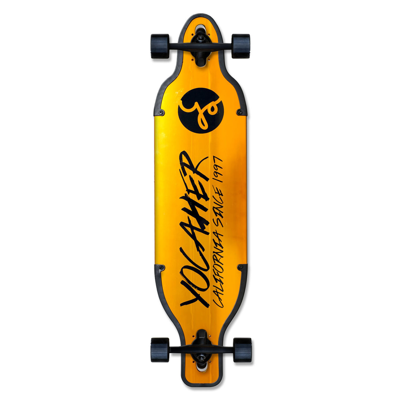 Aluminum Drop Through Complete Longboard - Gold