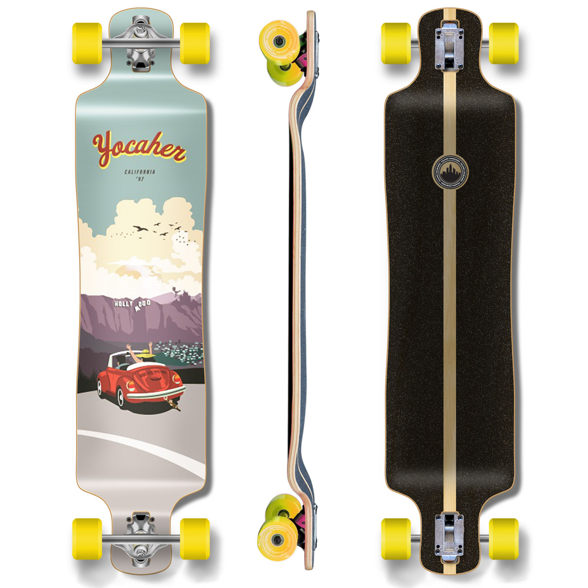 Yocaher lowrider longboard Clearance
