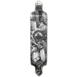 Yocaher Drop Down Longboard Deck - New York Yocaher Drop Down Longboard Deck - New York