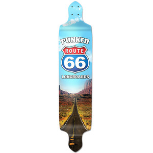 Yocaher Drop Down Longboard Deck - Route 66 Series - The Run Yocaher Drop Down Longboard Deck - Route 66 Series - The Run