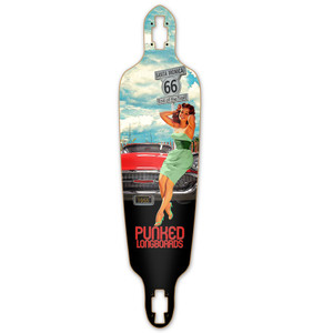 Drop Through Longboard Deck - Route 66 Series - RTE-66 Drop Through Longboard Deck - Route 66 Series - RTE-66