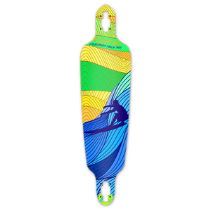 Yocaher Drop Through Longboard Deck - Surf's up Yocaher Drop Through Longboard Deck - Surf's up