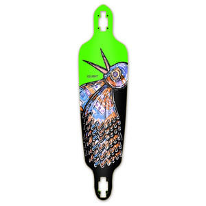 Drop Through Longboard Deck - The Bird Green Drop Through Longboard Deck - The Bird Green