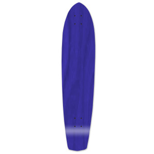 Slimkick Blank Longboard Deck - Stained Blue Slimkick Blank Longboard Deck - Stained Blue