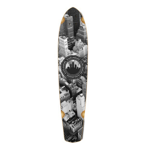 Slimkick Longboard Deck - New York Slimkick Longboard Deck - New York
