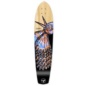 Slimkick Longboard Deck - The Bird Natural Slimkick Longboard Deck - The Bird Natural
