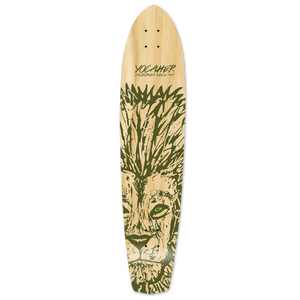 Slimkick Longboard Deck - Spirit Animal LION Slimkick Longboard Deck - Spirit Animal LION