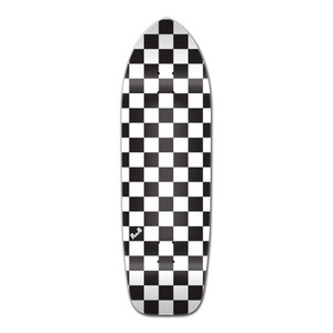 YOCAHER Old School Longboard Deck - Checker White YOCAHER Old School Longboard Deck - Checker White