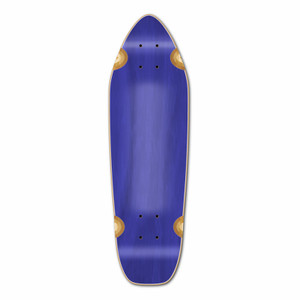 Yocaher Mini Cruiser Blank Deck - Stained Blue Yocaher Mini Cruiser Blank Deck - Stained Blue
