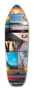 Yocaher Mini Cruiser Deck - Seaside Yocaher Mini Cruiser Deck - Seaside