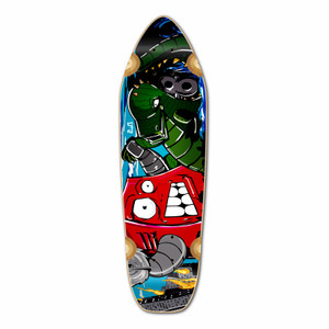 Yocaher Mini Cruiser Deck - Robot Yocaher Mini Cruiser Deck - Robot