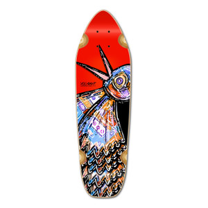 Yocaher Mini Cruiser Deck - The Bird Red Yocaher Mini Cruiser Deck - The Bird Red