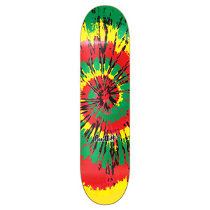 Yocaher Graphic Skateboard Deck - Tiedye Rasta Yocaher Graphic Skateboard Deck - Tiedye Rasta