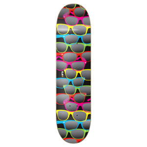 Yocaher Graphic Skateboard Deck - Shades Black Yocaher Graphic Skateboard Deck - Shades Black