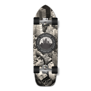 YOCAHER Old School Longboard Complete - New York YOCAHER Old School Longboard Complete - New York