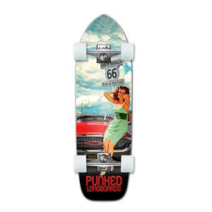 Yocaher Old School Longboard Complete -Route 66 Series - RTE-66 Yocaher Old School Longboard Complete -Route 66 Series - RTE-66