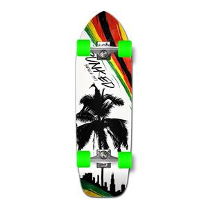 YOCAHER Old School Longboard Complete - Palm City Rasta YOCAHER Old School Longboard Complete - Palm City Rasta